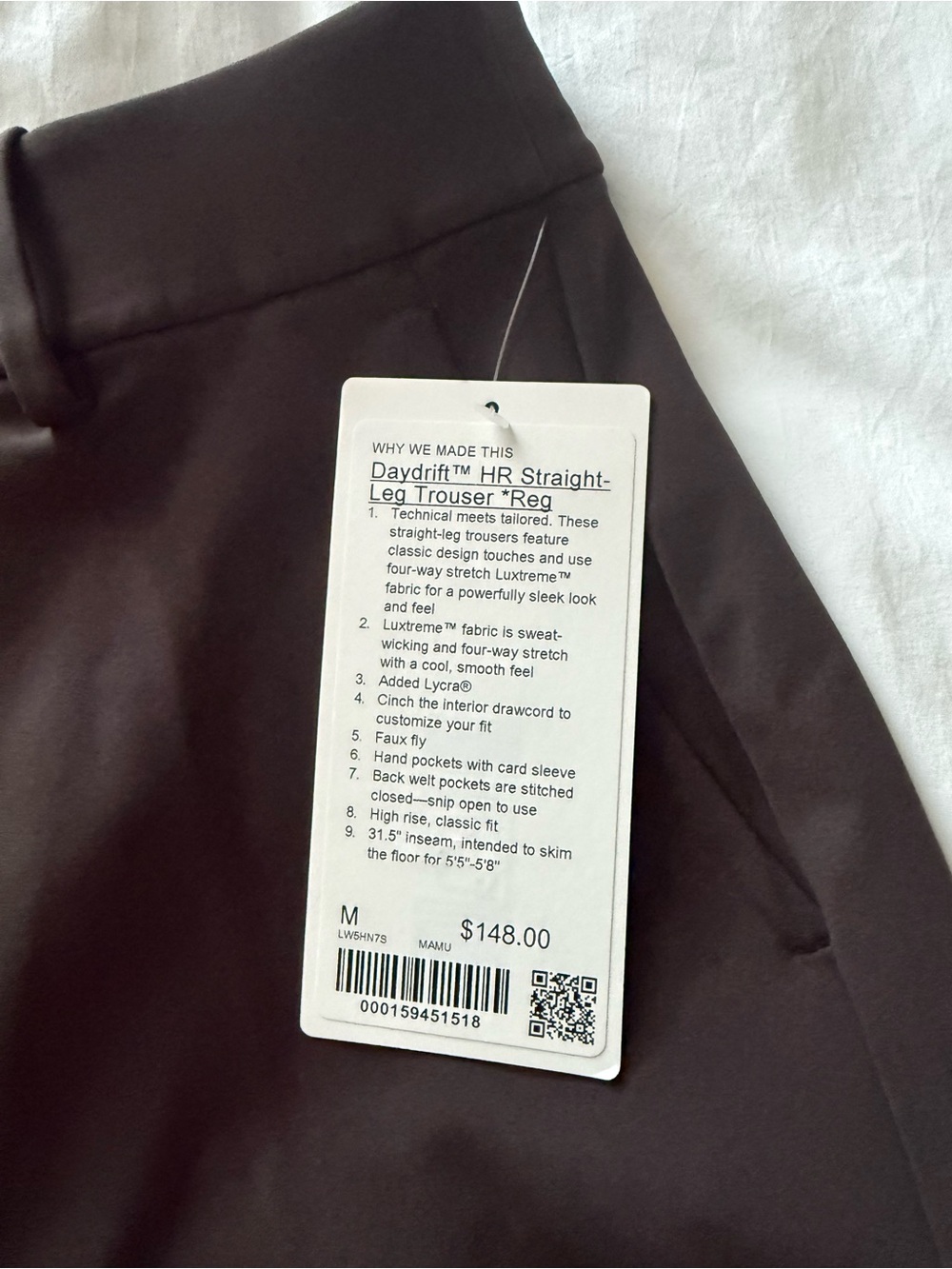 lululemon straight leg daydrift pant - Picture 2 of 3